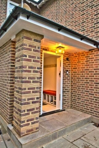 Front porch from birck