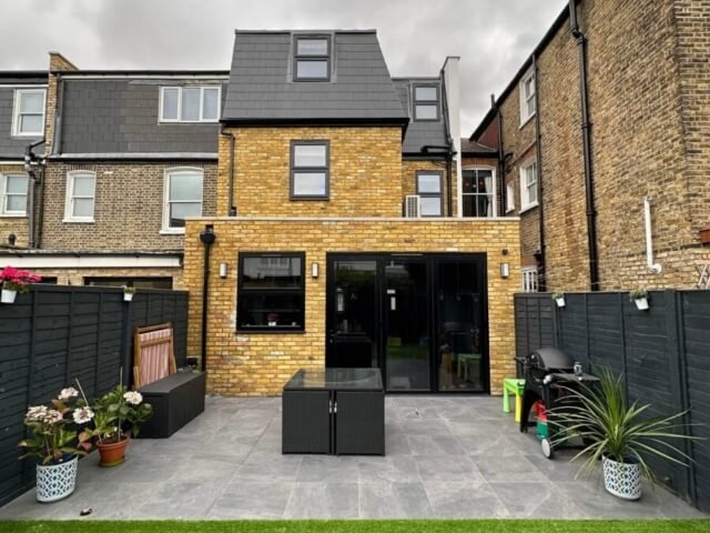 Double storey house with loft