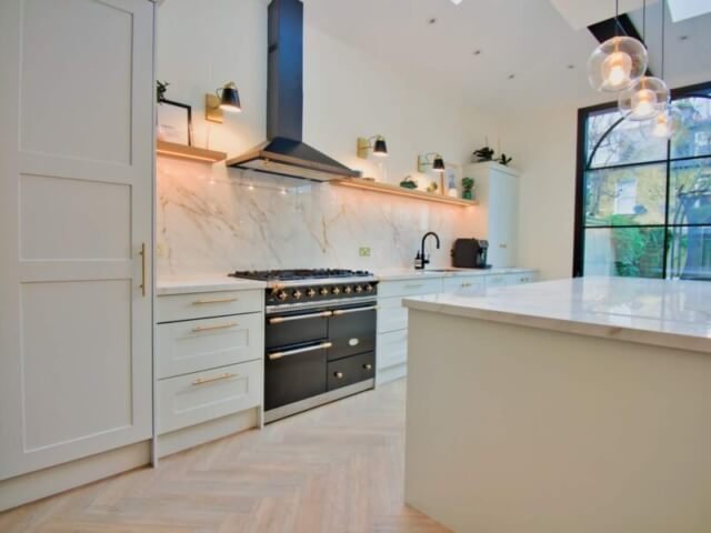white modern kitchen