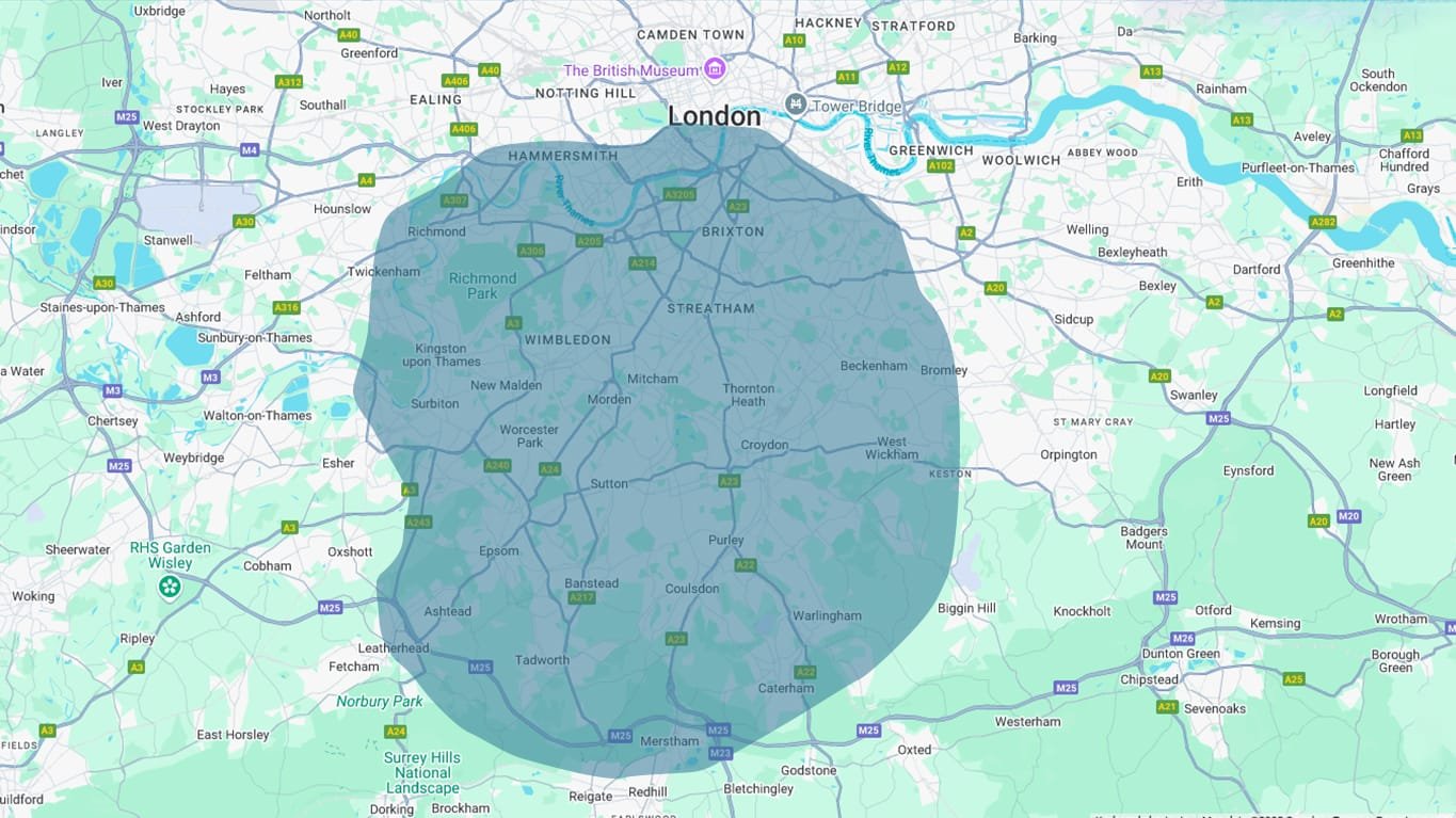 Where we work 1 AXE covered map